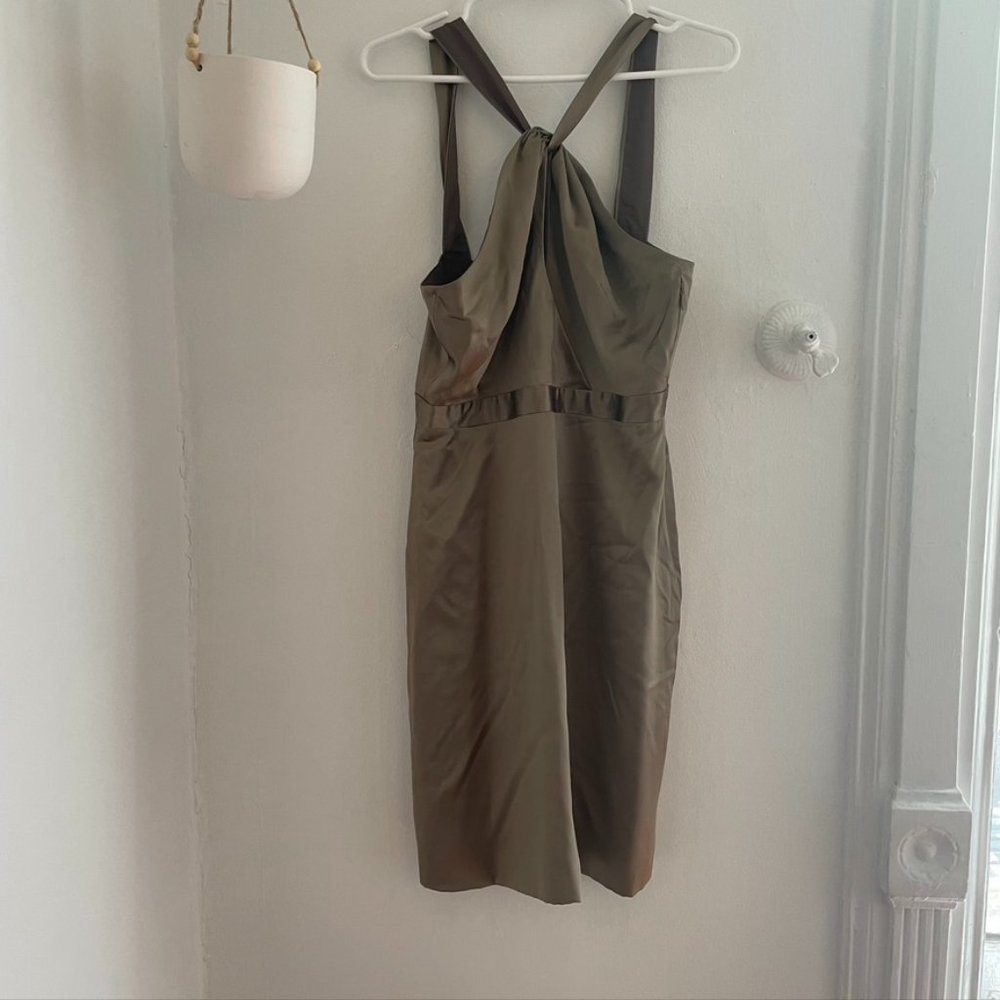 J. Crew Silk Halter Cocktail Dress, 6